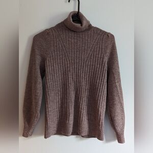 Reitmans Turtle Neck Sweater With Puff Sleeve Detail